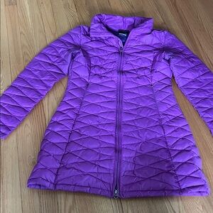 Patagonia Purple Quilted goose down Jacket